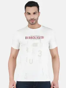 Monte Carlo Typography Printed Regular Fit T-shirt