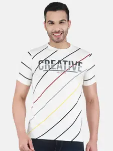 Monte Carlo Striped Round Neck T-shirt