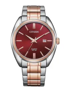 Citizen Men Stainless Steel Bracelet Style Straps Analogue Watch BI5104-57X
