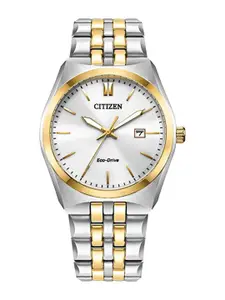 Citizen Men Stainless Steel Bracelet Style Straps Analogue Light Powered Watch BM7334-58B