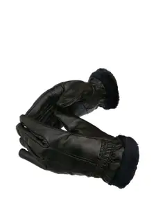 Alexvyan Women Winter Soft Warm Full Finger Leather Gloves