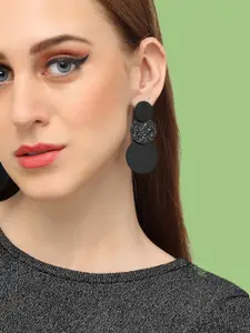 SOHI Circular Drop Earrings