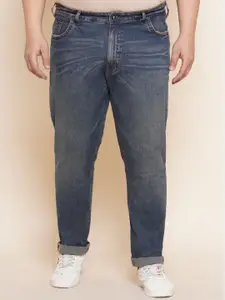 John Pride Men Plus Size Regular Fit Light Fade Stretchable Jeans