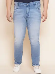 John Pride Men Plus Size Regular Fit Heavy Fade Stretchable Jeans