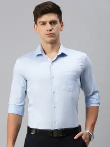 SHOWOFF Long Sleeves Smart Fit Cotton Formal Shirt