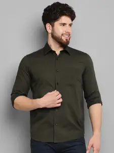 Allen Cooper Slim Fit Cotton Casual Shirt