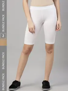 Kryptic Women Pack of 2 Slim Fit Mid-Rise Outdoor Shorts