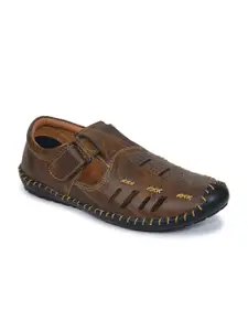 Ajanta Boys Perforated Shoe-Style Sandals
