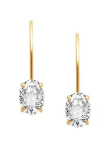 UNIVERSITY TRENDZ Gold-Plated Contemporary Studs Earrings