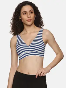 Tailor & Circus Striped Removable Padding Non-Wired Anti-Bacterial Maternity Bra
