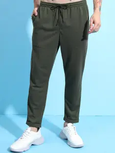 HIGHLANDER Men Popcorn Structured Slim Fit Track pant