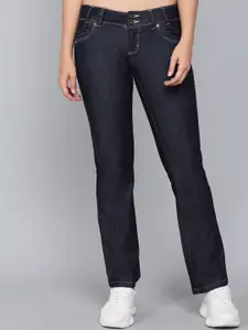 GUTI Women Mid-Rise Stretchable Relaxed Fit Jeans