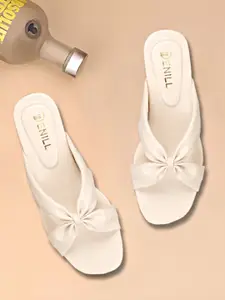 Denill Women Open Toe Flats With Bows