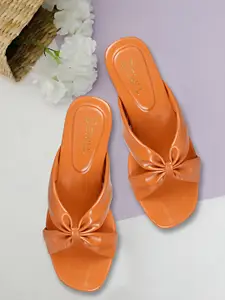 Denill Women Open Toe Flats with Bows