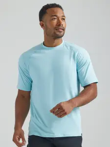 Wrangler Round Neck Raglan Sleeves Sports Cotton T-shirt