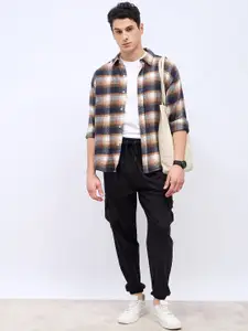 Styli Men Oversized-Fit Cotton Cargo Joggers