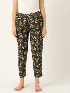 Rue Collection Women Pure Cotton Printed Lounge Pants