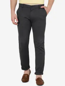 JADE BLUE Men Venice Fit Cotton Regular Trousers