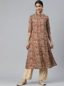 Vbuyz Women Floral Printed A-line Kurta