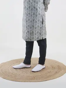 FAUSTO Men Perforations Lightweight Comfort Insole Basics Mojaris