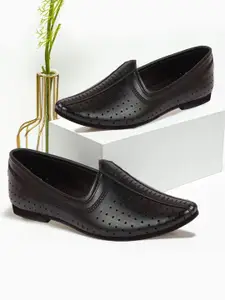 FAUSTO Men Perforated Lightweight Mojaris