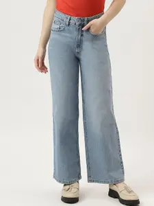 Marks & Spencer Women Straight Fit High-Rise Jeans