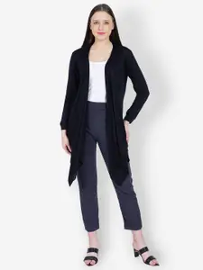 TEEMOODS Women Open Front High-Low Longline Shrug