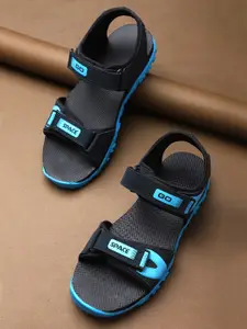 Space Men Comfortable Velcro Closure Sports Sandals