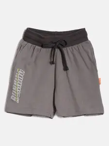 DIXCY SCOTT Boys Printed Mid-Rise Cotton Shorts