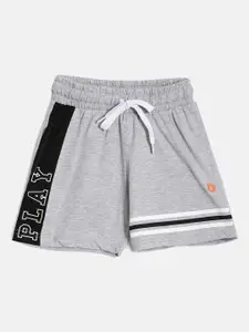 DIXCY SCOTT Boys Comfort Fit Mid-Rise Cotton Shorts