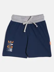 DIXCY SCOTT Boys Comfort Fit Mid-Rise Cotton Shorts