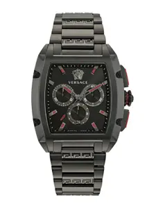 Versace Men Stainless Steel Straps Multifunctional Analogue Watch VE6H00623
