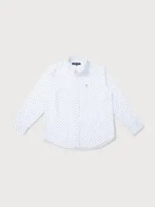 Gini and Jony Boys Micro Ditsy Printed Cotton Casual Shirt
