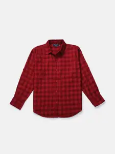 Gini and Jony Infants Boys Buffalo Checks Cotton Casual Shirt