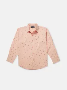 Gini and Jony Infants Boys Micro Ditsy Printed Cotton Casual Shirt