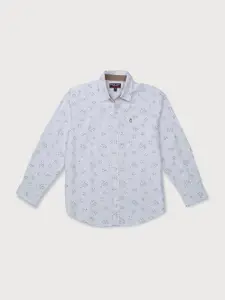 Gini and Jony Boys Conversational Printed Cotton Casual Shirt