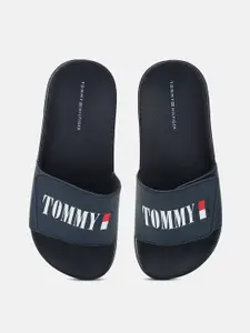 Tommy Hilfiger Boys Brand Logo Printed Sliders