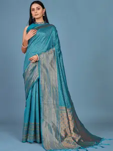 KARAGIRI Woven Design Zari Silk Blend Kanjeevaram Saree