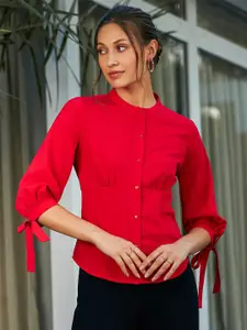 KASSUALLY Slim Fit Opaque Casual Shirt