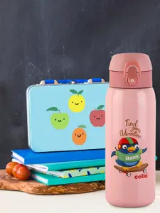 Cello Junior Peach Kids Stainless Steel Water Bottle- 475ml
