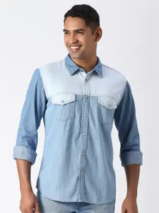Pepe Jeans Standard Faded Pure Cotton Casual Shirt