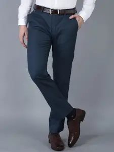 CANOE Men Smart Easy Wash Formal Trousers