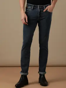 Wrangler Men Skanders Slim Fit Low-Rise Jeans