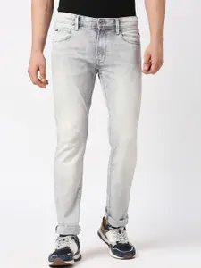 Pepe Jeans Men Slim Fit Low Distress Heavy Fade Jeans