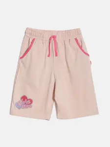 DIXCY SCOTT Slimz Girls Outdoor Mid-Rise Cotton Shorts