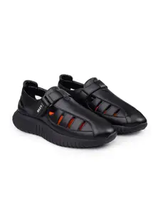 Bxxy Men Textured Shoe-Style Sandals