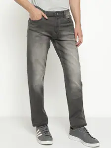 Octave Men Mid-Rise Heavy Faded Dark Shade Stretchable Jeans