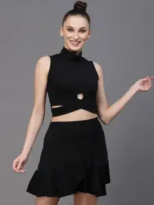 Oomph! High Neck Top with Skirt