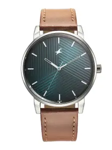 Fastrack Men Leather Straps Analogue Watch 3278SL03