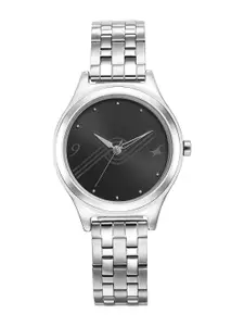 Fastrack Women Embellished Dial & Bracelet Style Straps Analogue Watch 6152SM06